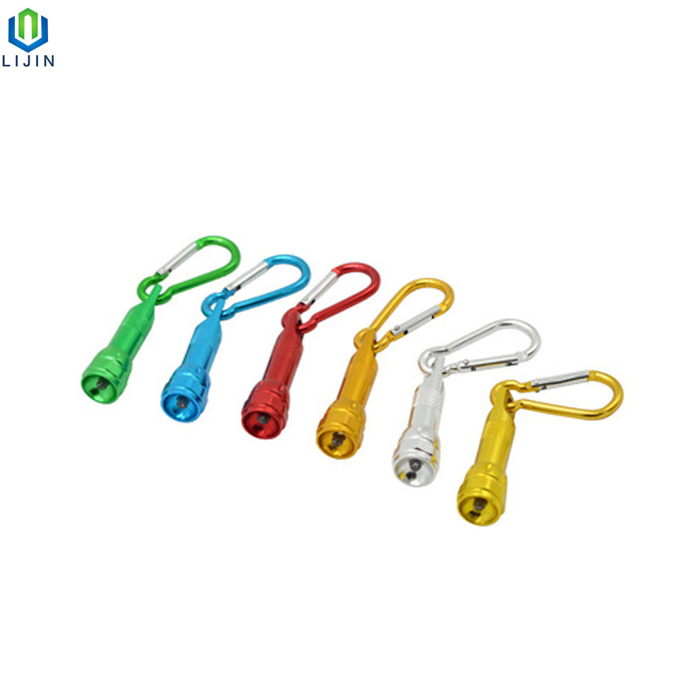 LED Small Flashlight Colorful Mini Key Chain Torch