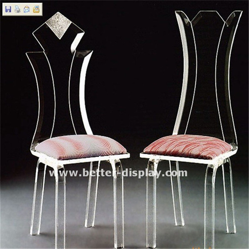 Clear Acrylic Plastic Folding Chair (BTRQ3018)