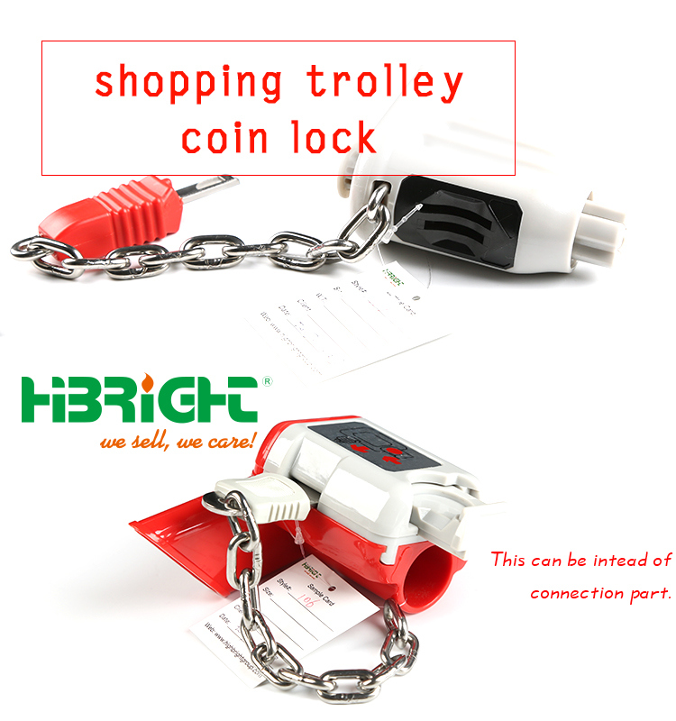 Wholesale Supermarket Shopping Trolley Cart Coin Lock