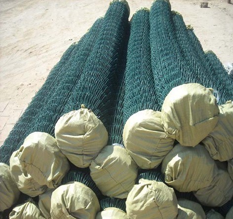 50X50 mm PVC Coated Diamond Chain Link Fence