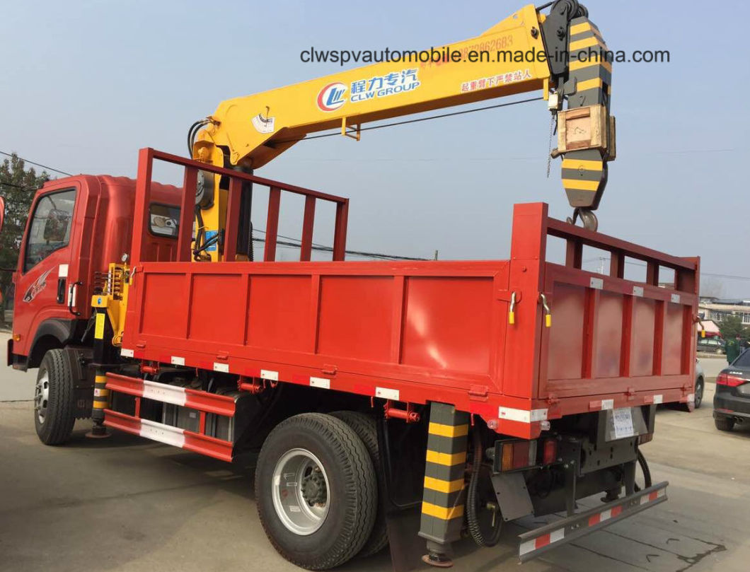 Mini Sinotruk 3 T Telescopic Crane Mounted on Lorry Truck