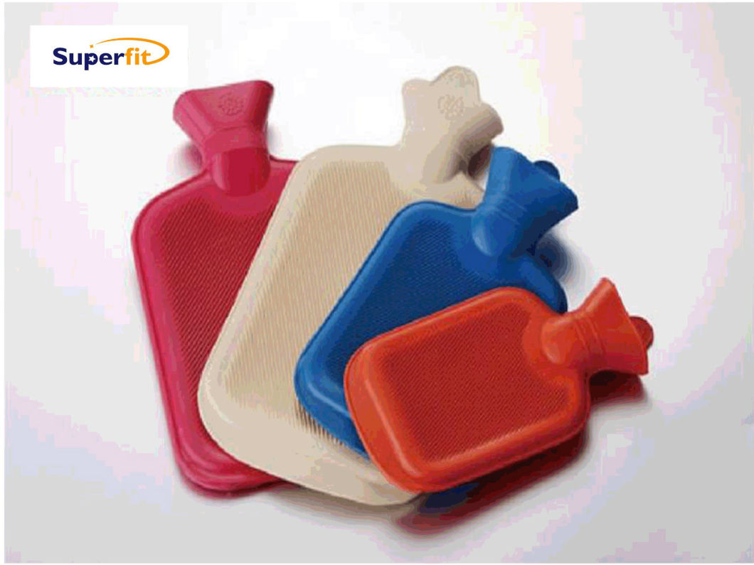 New Heart-Shape Popular Design Rubber Hot Water Bottle