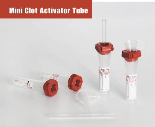 Ce Approved Medical Disposable Mini Clot Activator Tube
