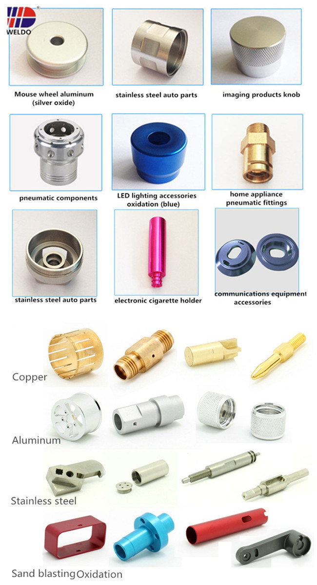 Bicycle Metal Processing Precision CNC Machinery Parts with Gold Plating