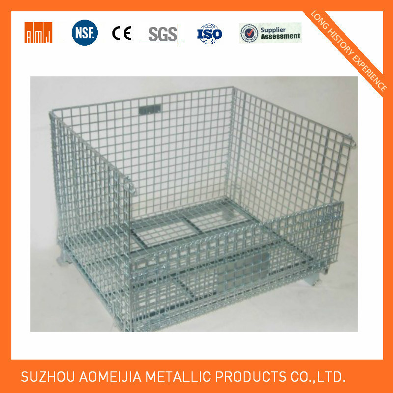 Supermarket Steel Galvanized Storage Cages