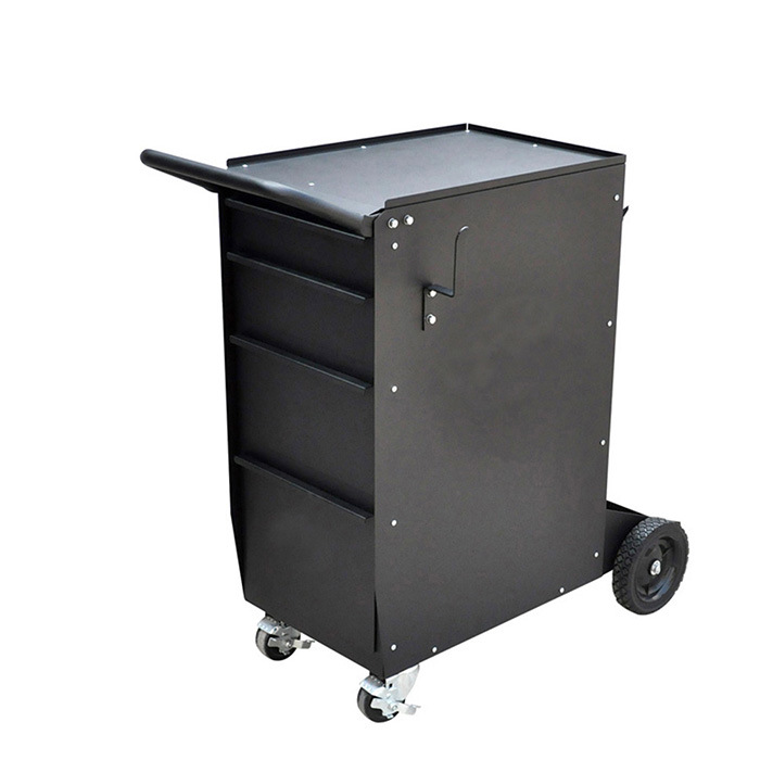 Custom Push Cart Warehouse Trolley Heavy Duty Parts Container Trolley Cart