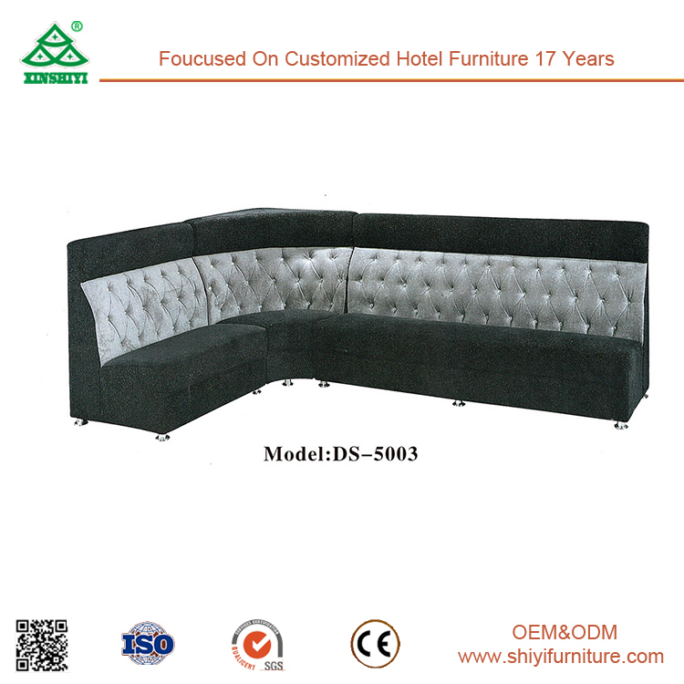 Customized Leather Living Room Corner Combination Sofa/ Hotel Leather Sectional Sofa for Sale