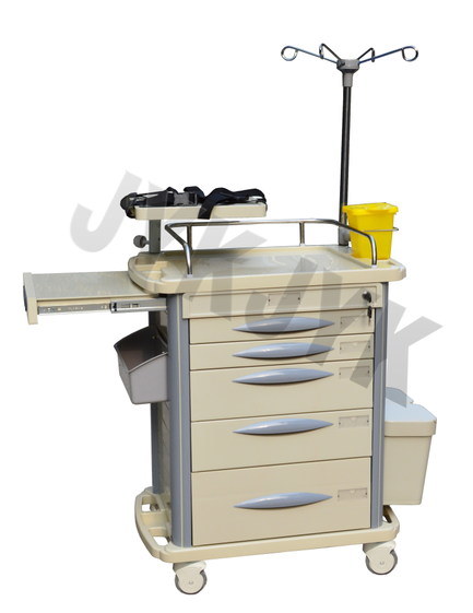 Medical ABS Emergency Trolley Jyk-C10c