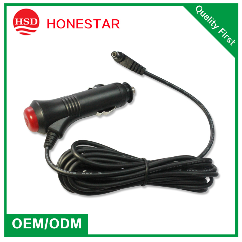 Car Cigarette Lighter Plug with Cable 12V-24V Cigarette Lighter Power Supply