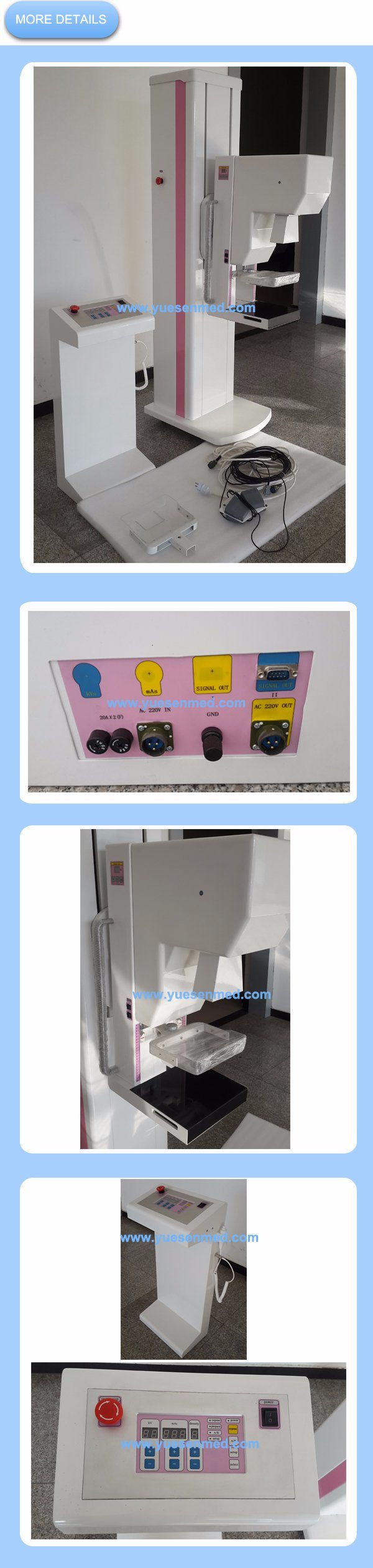 Hospital High Frequency 40kHz Mammography X-ray