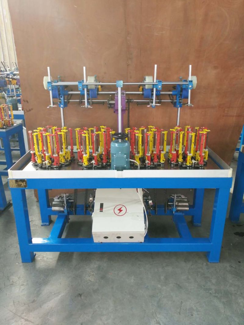 Metal Wire Lace Braiding Machine or Plastic Rope Making Machinery