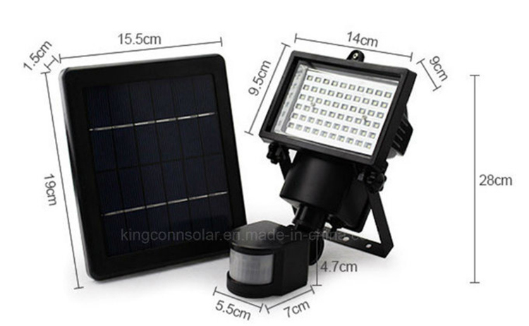 Solar Home Light 60 Super Bright LED Solar Street Flood Light for Outdoor Lighting