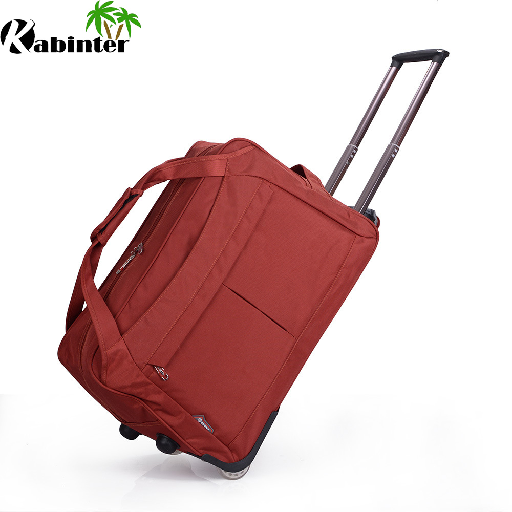 Multifunction Trolley Luggage Bag Duffle Bag with 2 Wheels Fashion Travel Luggage