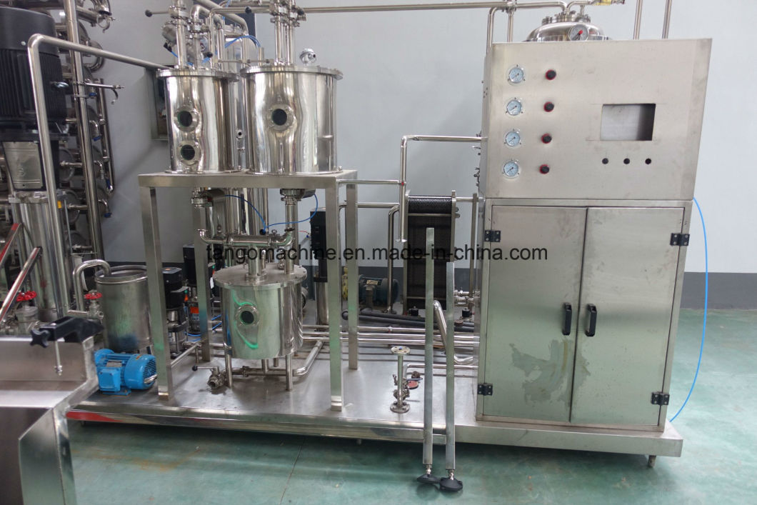Automatic Pet Bottle Carbonated Drinks Filling Bottling Plant with Valve