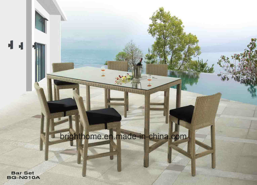 Patio Bar Chair and Table Outdoor Furniture