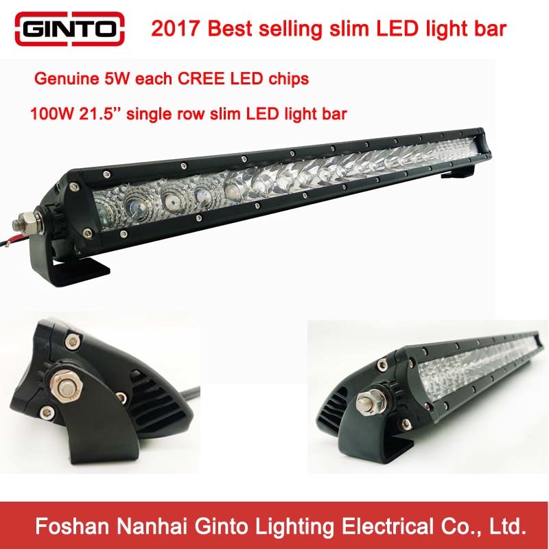 12V/24V 100W 21.5inch Slim LED Light Bar for Truck/Offroad (GT3510-100)