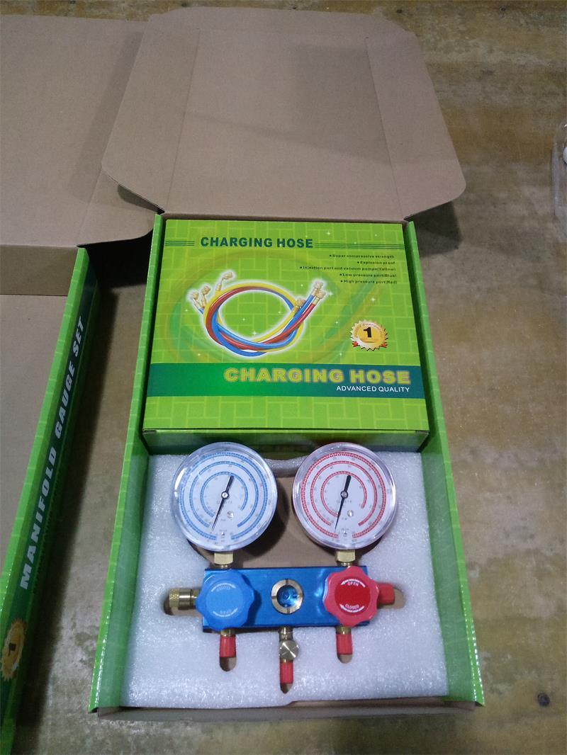 Aluminium Manifold Gauge Set / Valve with Gauge