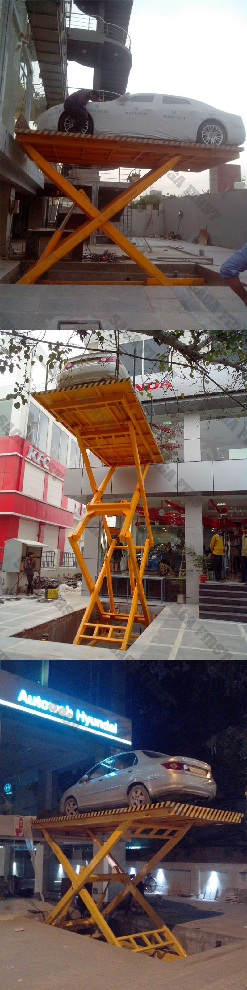 5000kg Electric Settled Car Scissor Lift