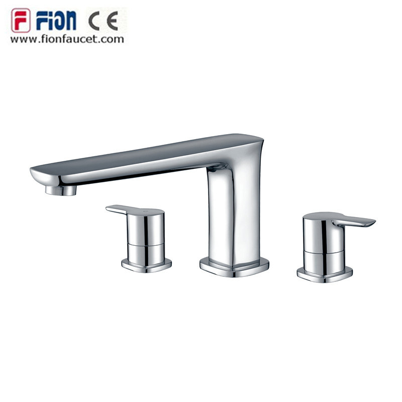 Best Selling Double Handle Face Basin Sink Faucet Mixer (F-9534)
