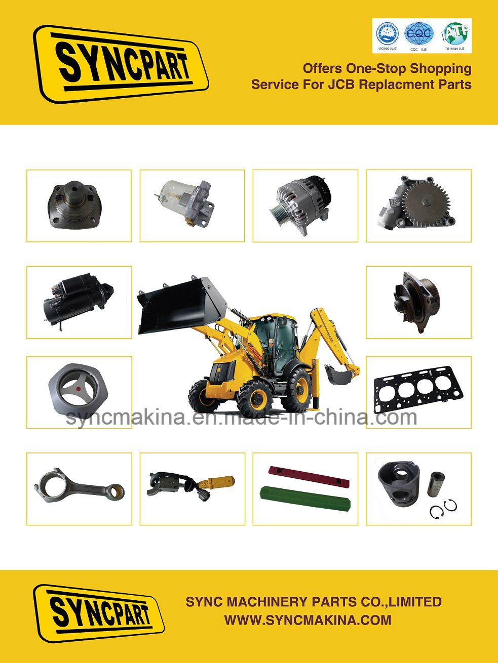 Jcb Parts for Backhoe Loader Spare Parts Clutch 459/50722