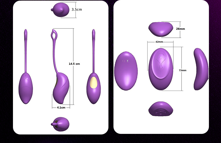 Silicone Rubber Adult Novelty Jump Eggs Sex Toys for Girls Masturbation Plastic Penis