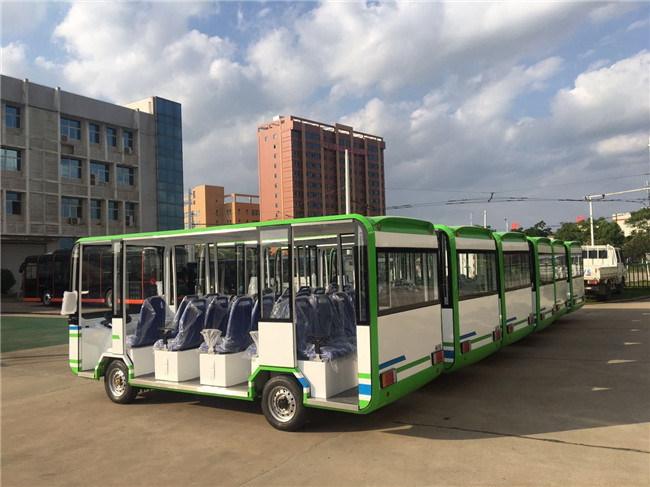 Electrical 19 Seater Sightseeing Bus with Lithium Battery