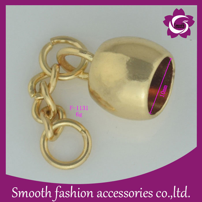 Fashion Promotion Metal Accessories Cord End Stopper Stainless Steel Hardware