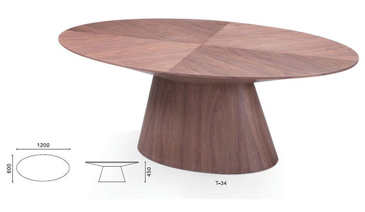 Popular Simple Steady Wooden Restaurant Coffee Table for Sale