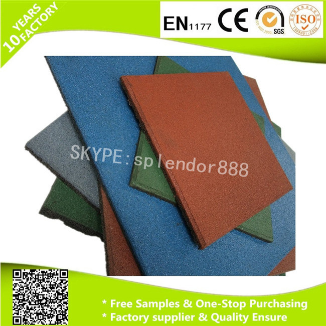 Wholesale Large Playground Outdoor Rubber Floor Tile