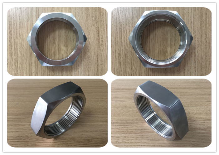 Sanitary Stainless Steel Pipe Fitting Hexagonal Nut