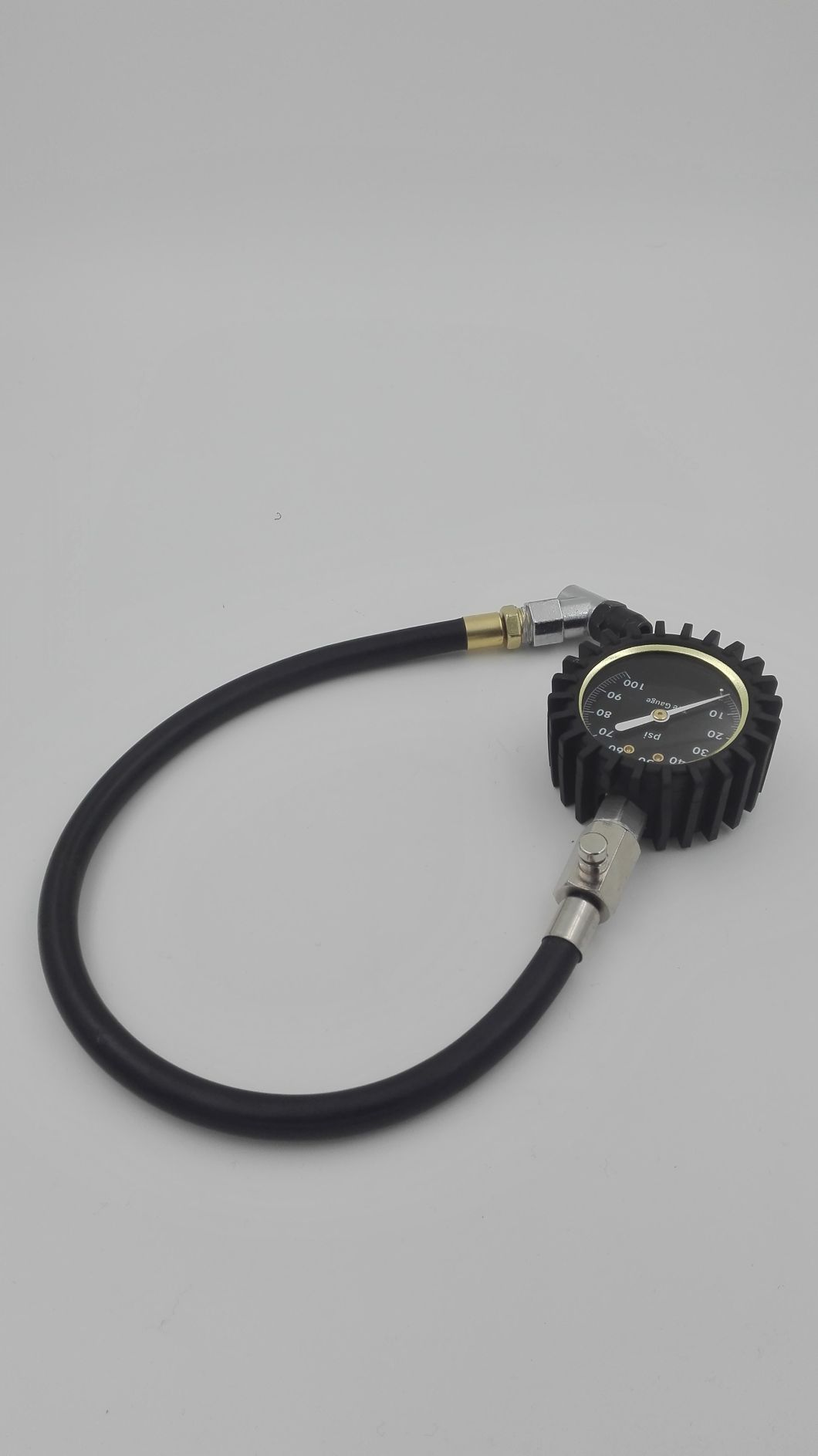 Multiple Functions Meter Tire Pressure Gauge with Air Chuck and Hose