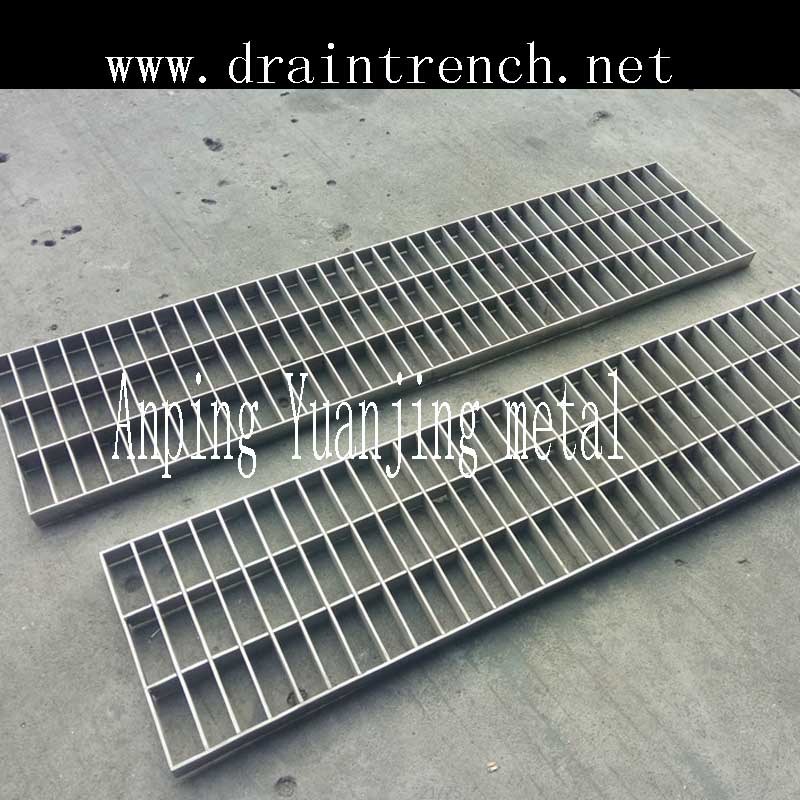 Stainless Steel Grating Cover for Plastic Drain Trench