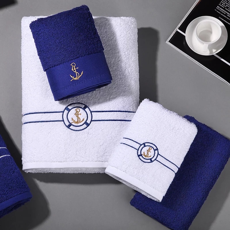 Quality Embroidery Cotton Towels for Hotel, Home, Gift (JRC082)