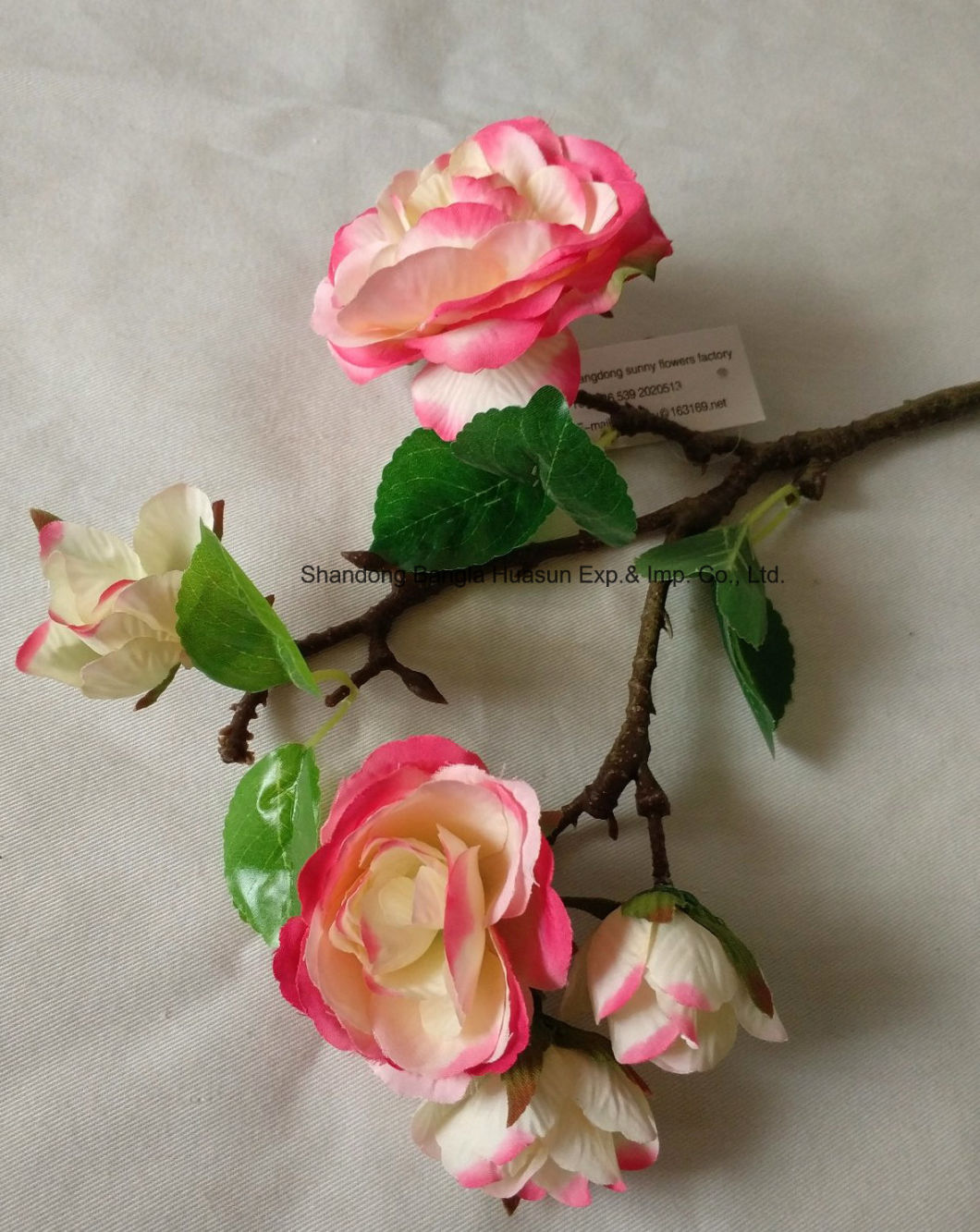 Artificial Silk Flower 5 Heads Roses