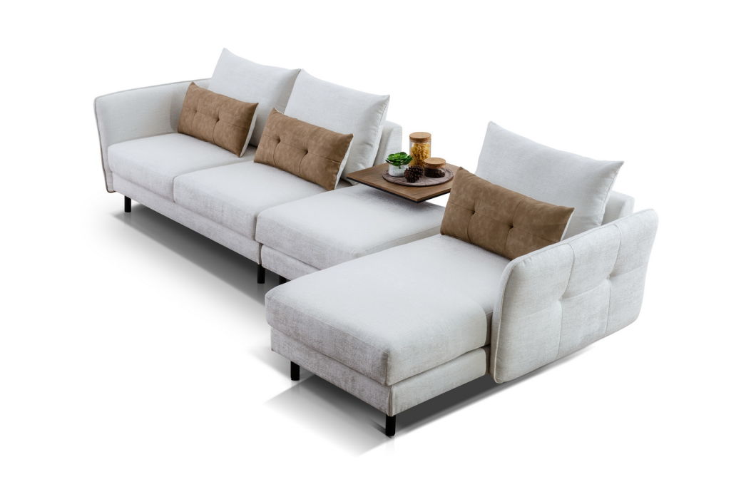 Modern Furniture Couch Living Room Fabric Sectional Sofa