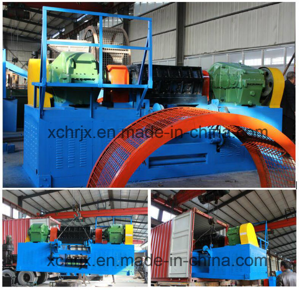Waste Tyre Shredder / Tyre Recycling Plant / Used Tire Shredder Machine for Sale/Tire Shredding Machine