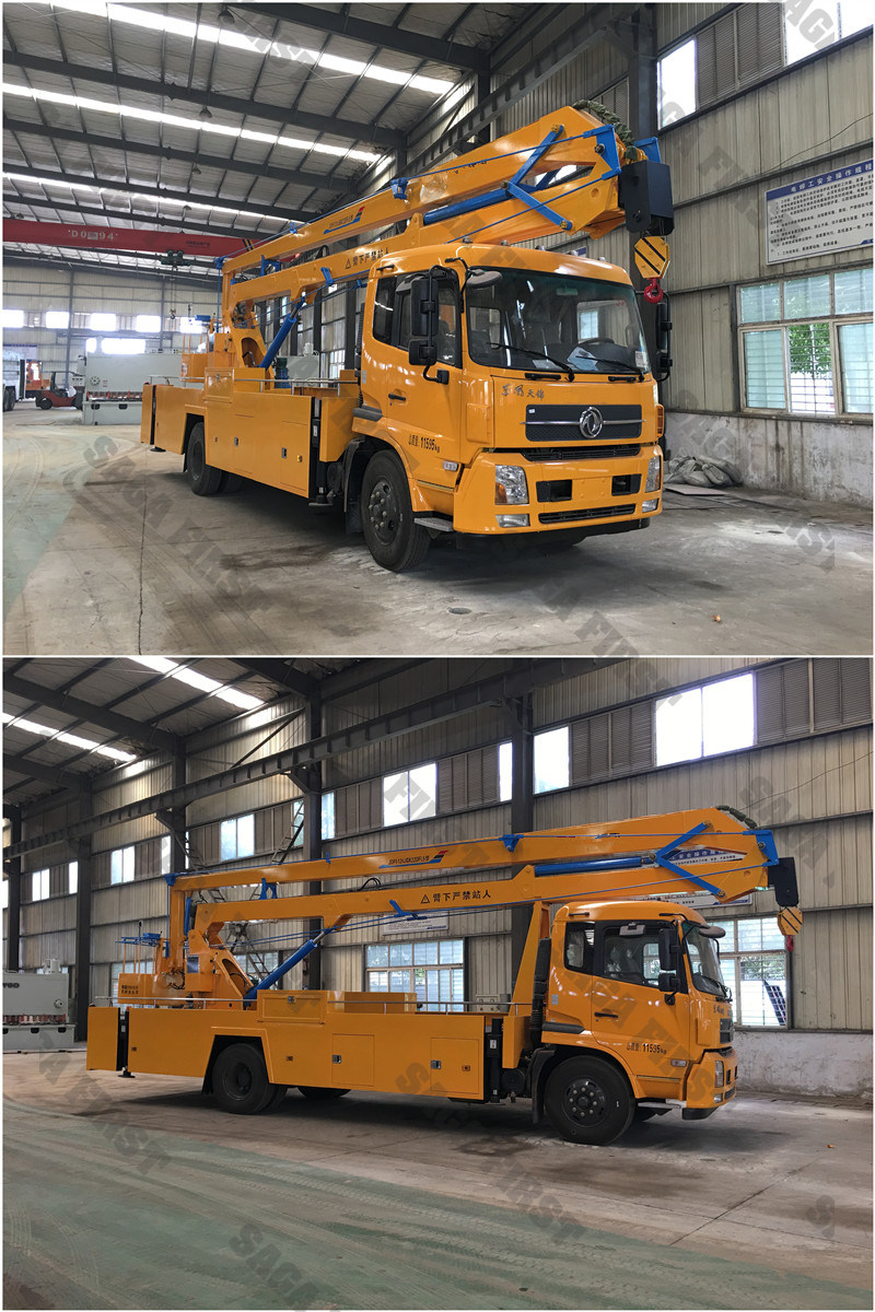 200kg 4X2 Isuzu High Lift Platform Bucket Crane Truck