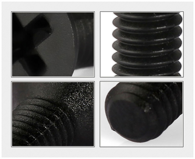 Flat Head Cross Recessed Plastic Machine Screw