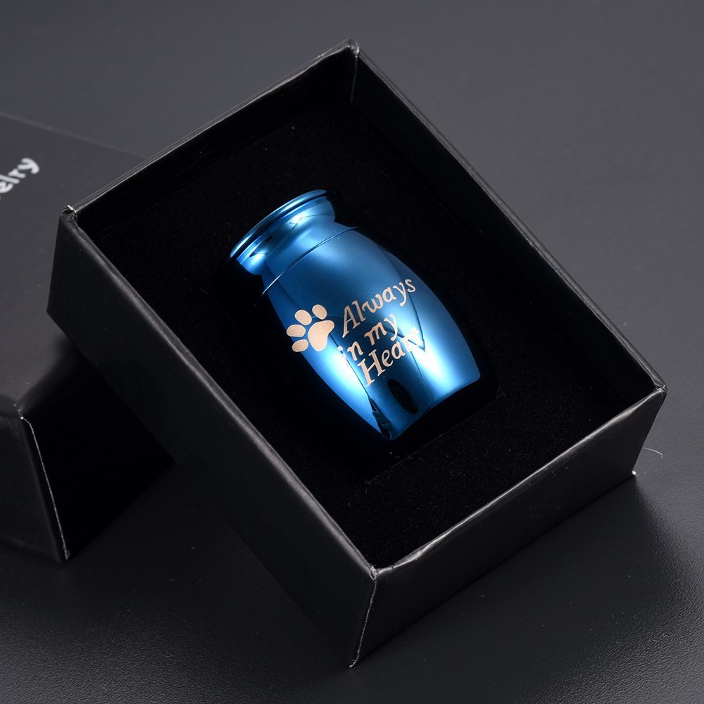 New Stainless Steel Mini Cremation Urn Pet Urn for Memorial