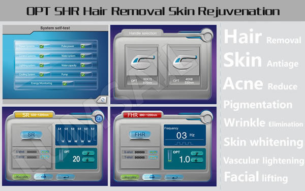 Shr Hair Removal Machine Skin Rejuvenation Beauty Machine Pulse