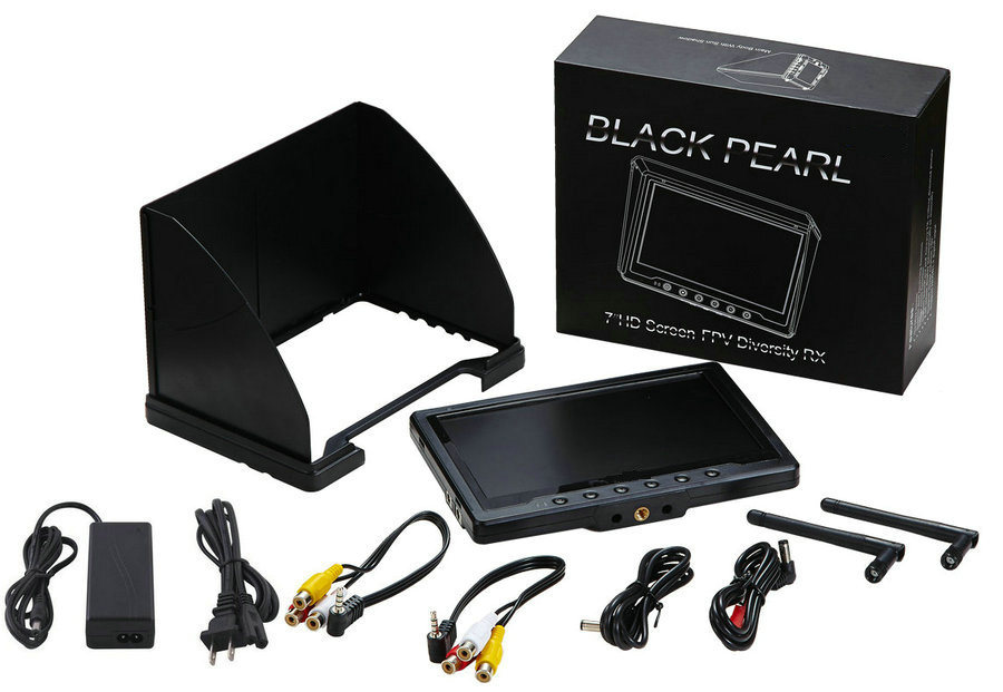 High Quality 40CH 7 Inch Diversity Fpv Screen Monitor with HDMI Input