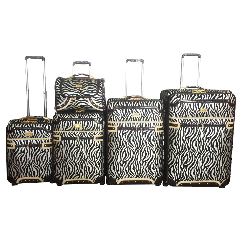 PU Leather Trolley Luggage Travel Bag Jb1502