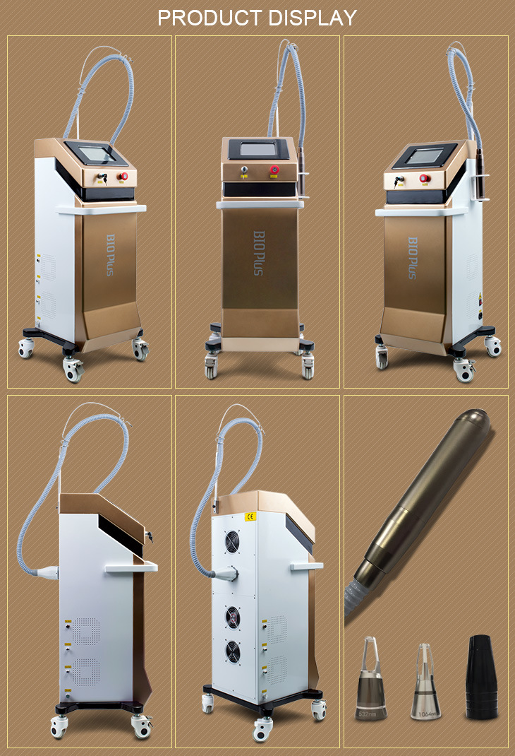 Medical Equipment Q Switched/ YAG Laser Tattoo Removal Beauty Machine
