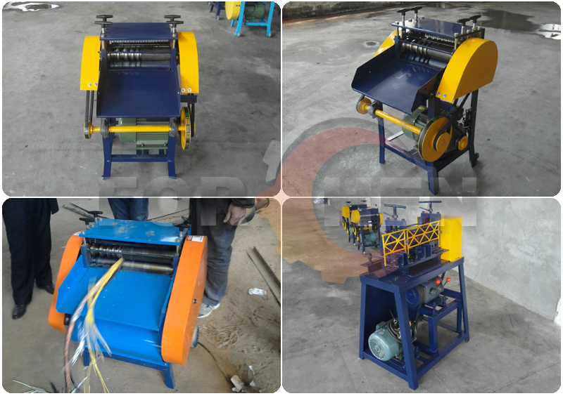 Electric Copper Cable Recycle Stripping Wire Stripper Machine