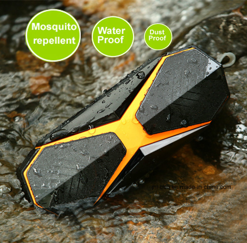 DC Mosquito Repellent with Waterproof IP7 Dust Proof Bluetooth Speaker USB Power Supply Bluetooth Amplifier TF Card Audio Play