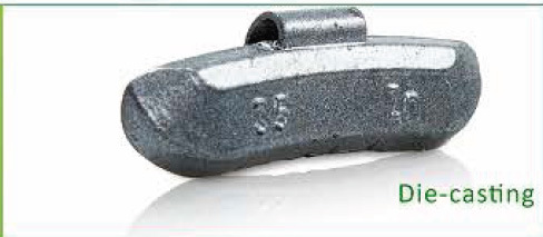 Clip on Zinc Wheel Balance Weight