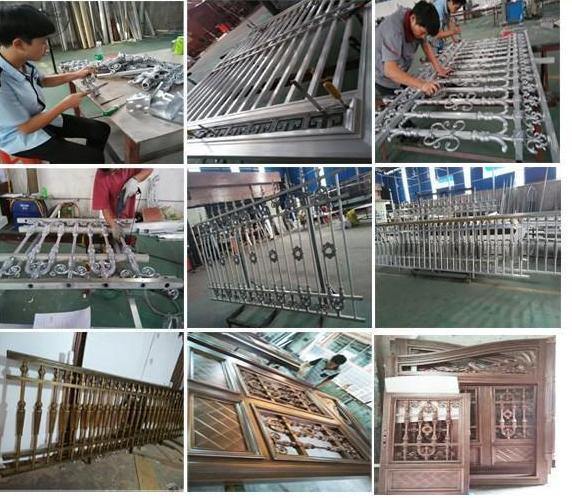 Hot Sale Stainless Steel and Wrought Iron Stair Railing and Fence