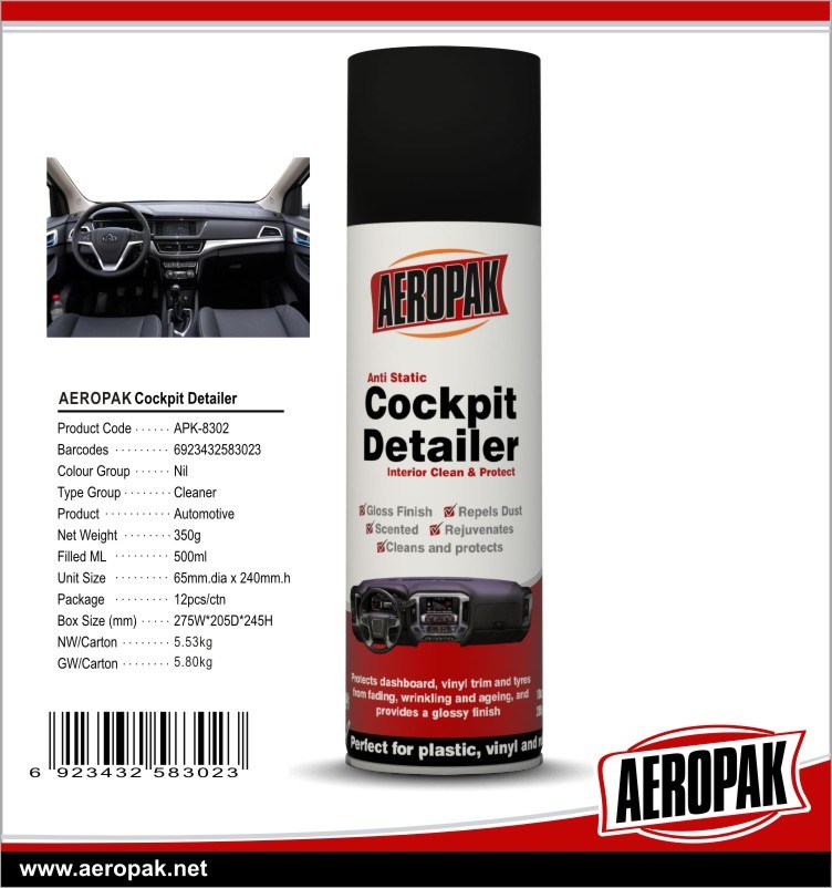 Anti Static Cockpit Detailer (Interior Clean & Protect) Dashboard Cleaner