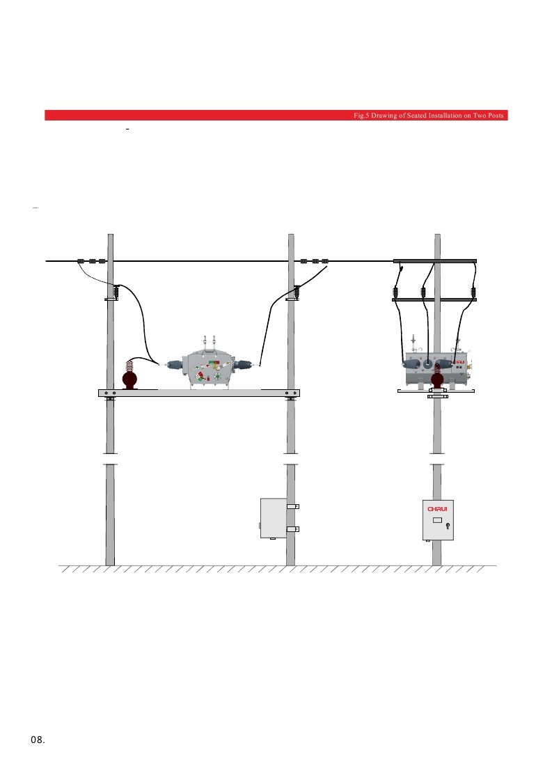 Zw20f-12e Series Vacuum Circuit Breaker Outdoor Type