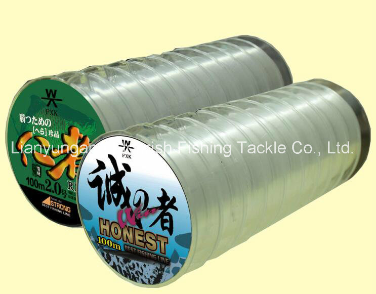 Nylon Monofilament Fishing Line Packed 10*100m Connected Spool